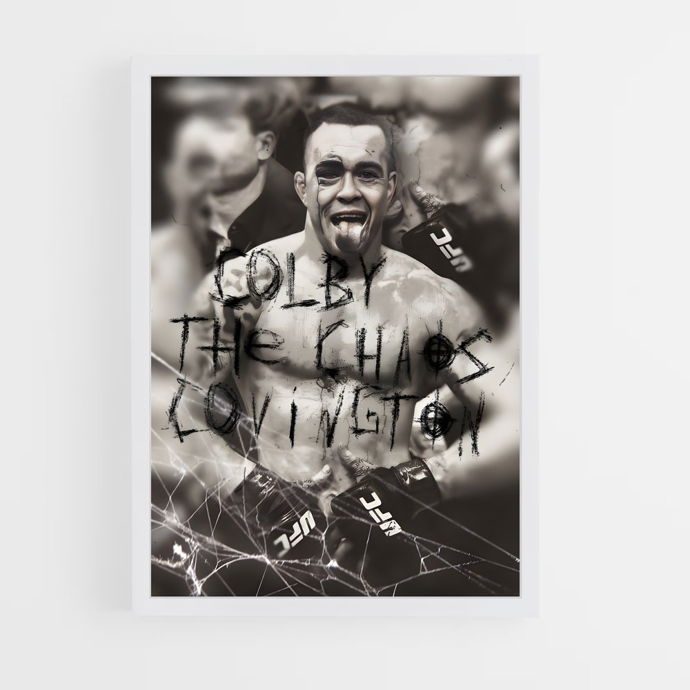 Poster Visage de Guerre – affiche MMA (vue 3)